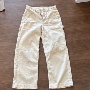 American Eagle Painter Pants- Cream